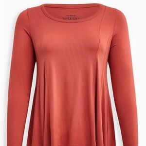 MAKE OFFER! The Perfect Fall Color! Torrid Super Soft Knit Top in Rust